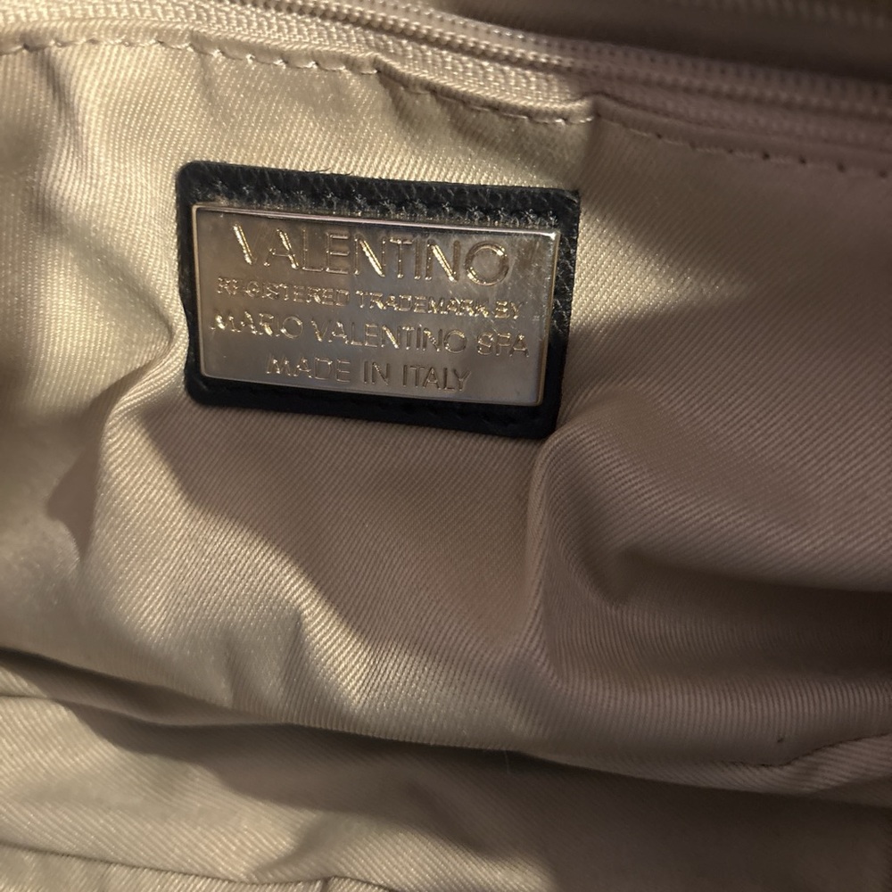 Mario Valentino Black Crossbody Bag with Gold Accents - Picture 2 of 5